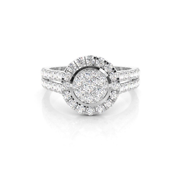 Full Bezel Setting Medium Engagement Ring