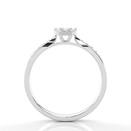 Full Bezel Setting Medium Engagement Ring