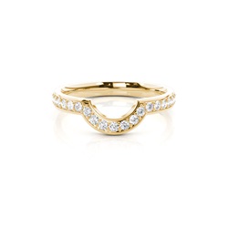 2.50mm Studded Slight Comfort Fit Diamond Shaped Band