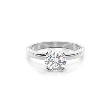 Platinum Solitaire Diamond Engagement Rings