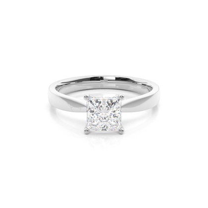 Princess Solitaire Diamond Rings 