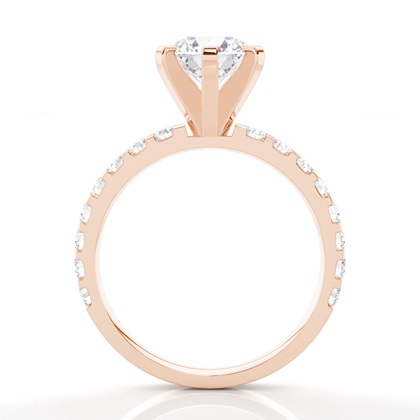 Rose Gold Diamond Engagement Rings