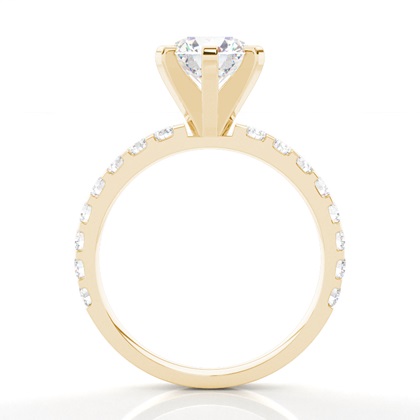 Yellow Gold Diamond Engagement Rings