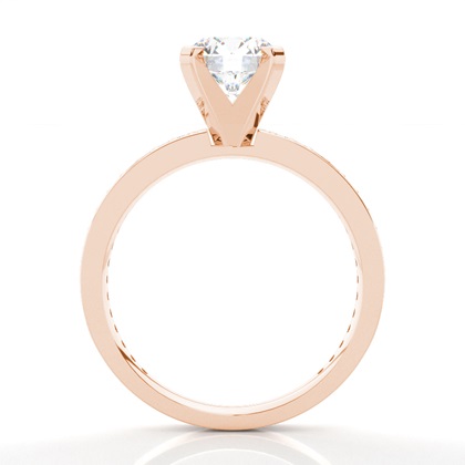Rose Gold Diamond Engagement Rings