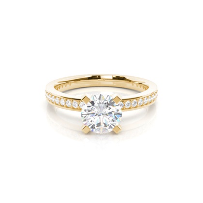 Yellow Gold Diamond Engagement Rings