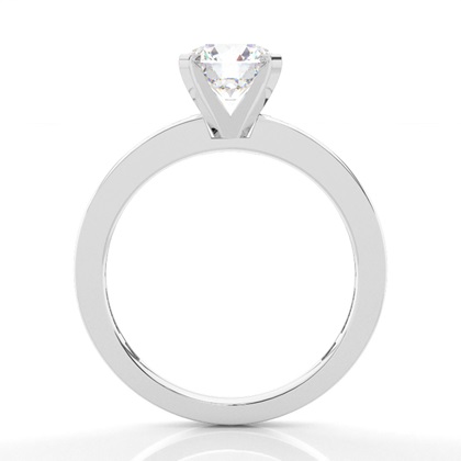 4 Prong Setting Side Stone Engagement Ring