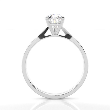 Pear Solitaire Diamond Rings