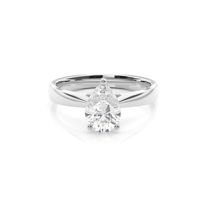 White Gold Solitaire Engagement Rings