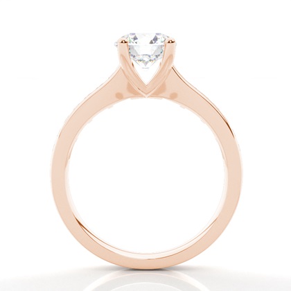 Rose Gold Diamond Engagement Rings