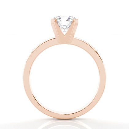 Rotgold Solitärringe Diamantringe