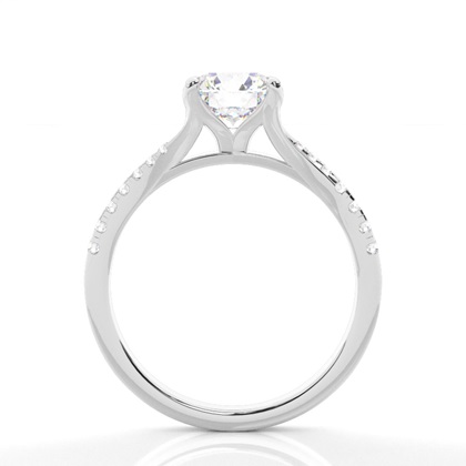 Brilliant Seitensteine Verlobungsringe