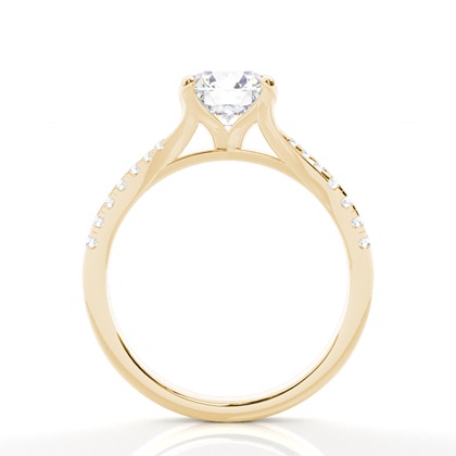 Yellow Gold Diamond Engagement Rings