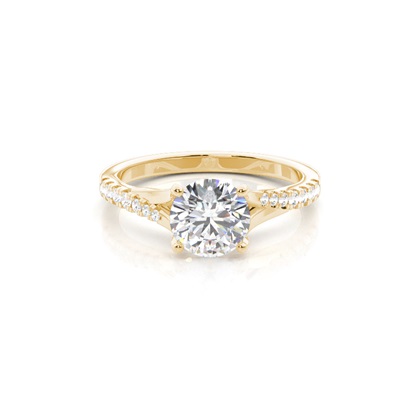 Yellow Gold Diamond Engagement Rings