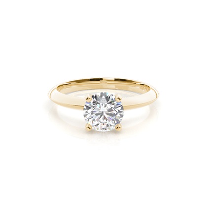 Yellow Gold Diamond Engagement Rings