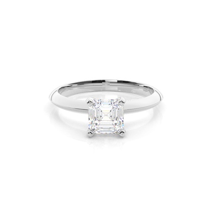 Asscher Diamond Rings