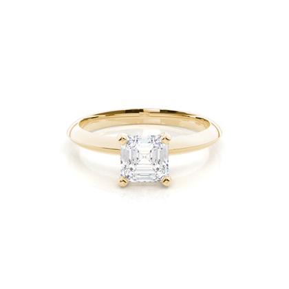 Asscher Diamond Rings