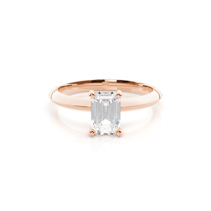 Emerald-Cut Diamond Rings