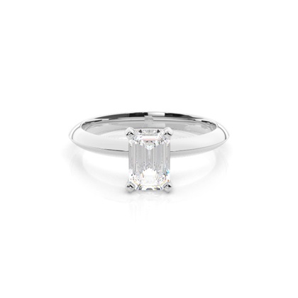 Emerald-Cut Diamond Rings