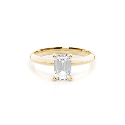 Emerald-Cut Diamond Rings