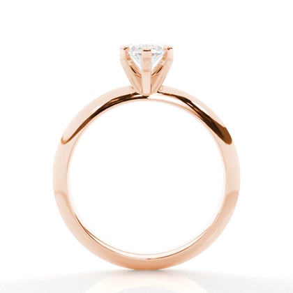 Marquise Rose Gold Solitaire Engagement Rings