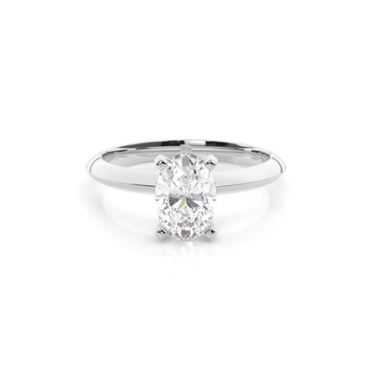 Oval Cut Diamond Rings