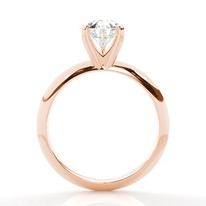 Pear Rose Gold Diamond Rings