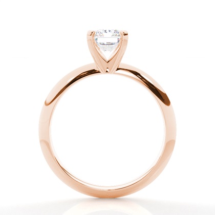 Radiant Rose Gold Engagement Rings