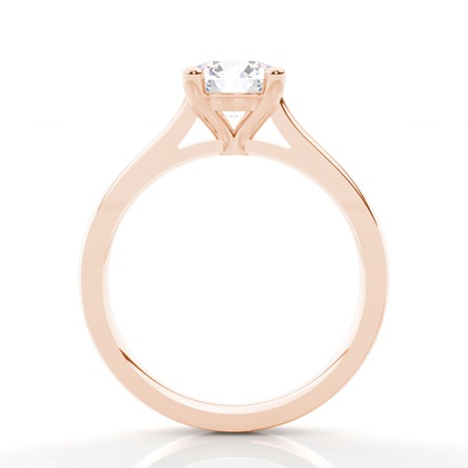 Rotgold Solitärringe Diamantringe