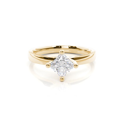 Yellow Gold Diamond Engagement Rings