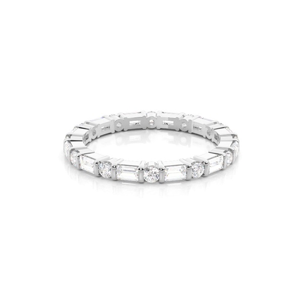 Bar Setting Full Eternity Diamond Ring