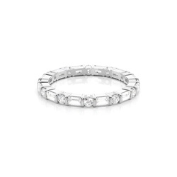 Eternity Diamantring in einer Balkenfassung