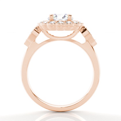 Rose Gold Diamond Engagement Rings