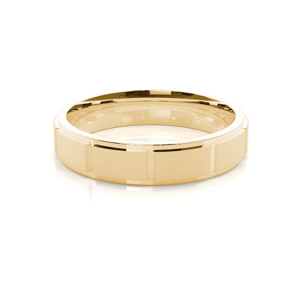 5.00mm Slight Comfort Fit Mens Plain Wedding Band