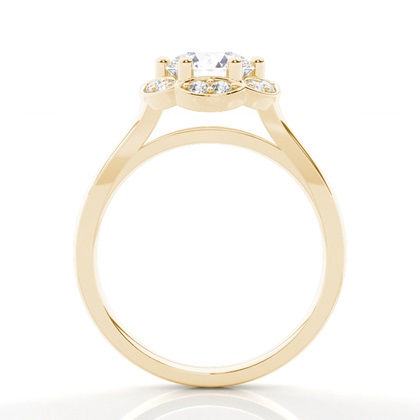 Yellow Gold Diamond Engagement Rings
