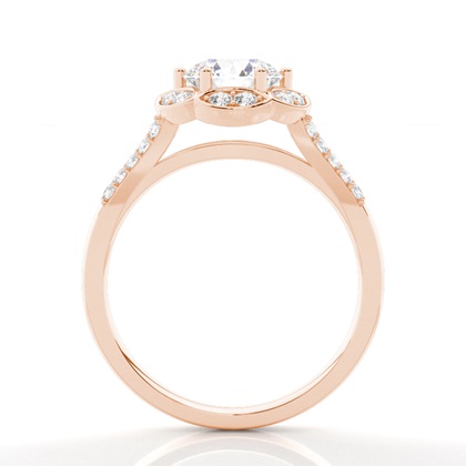 Rose Gold Diamond Engagement Rings