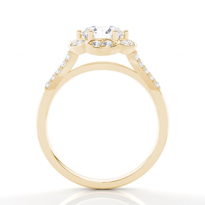 Yellow Gold Diamond Engagement Rings