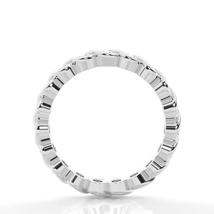 Halb Eternity Diamant Ring in einer Kanalfassung