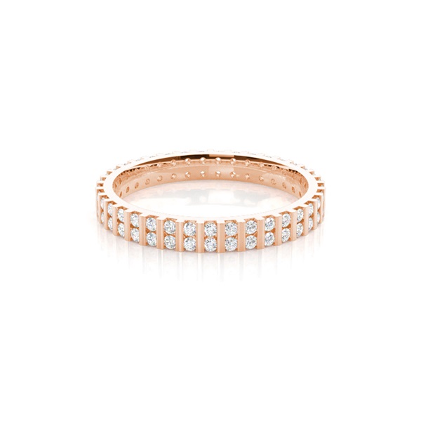 Bar Setting Full Eternity Diamond Ring