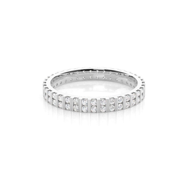 Bar Setting Full Eternity Diamond Ring