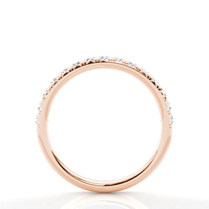 Rose Gold Eternity Diamond Rings