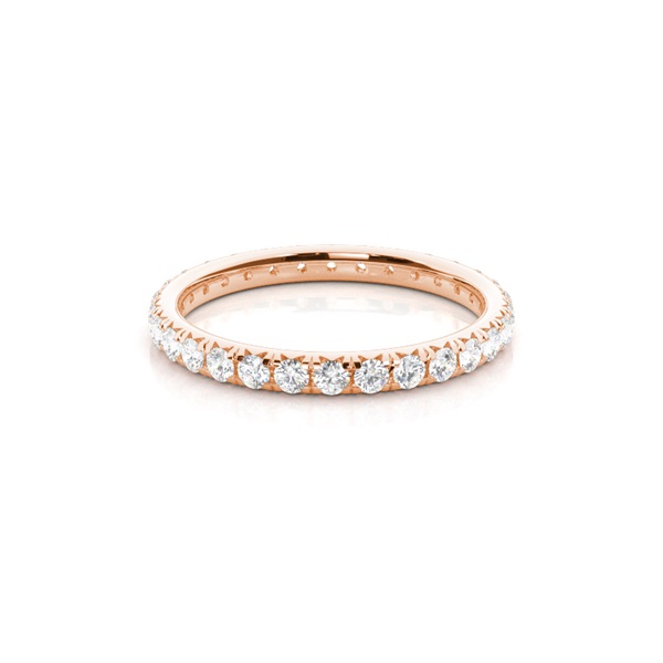 Illusion Setting Full Eternity Diamond Ring