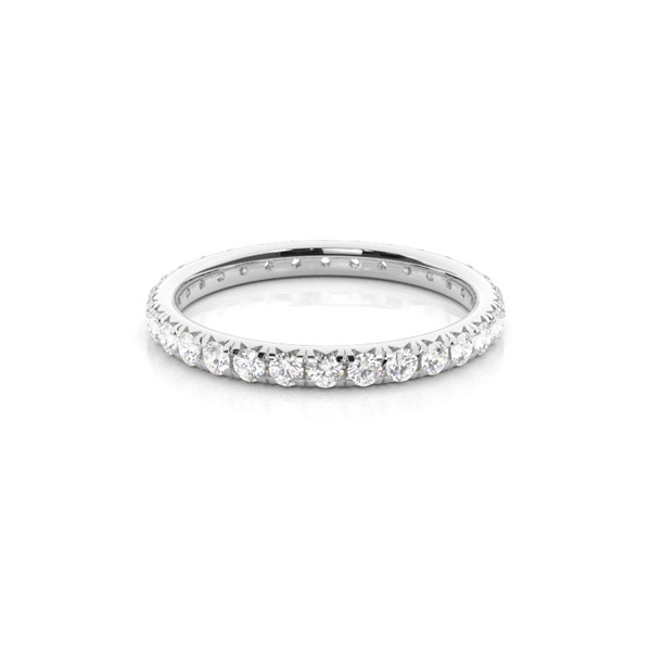 Illusion Setting Full Eternity Diamond Ring