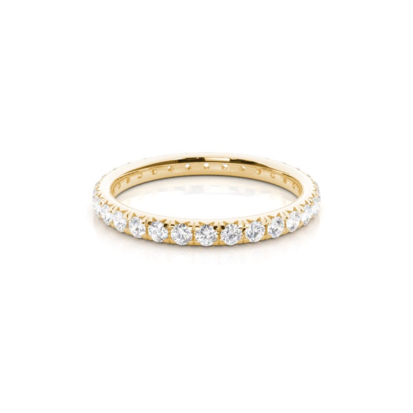 Illusion Setting Full Eternity Diamond Ring