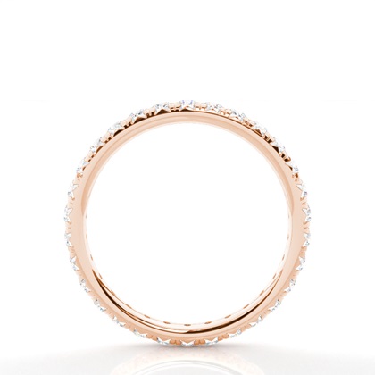 Rose Gold Eternity Diamond Rings