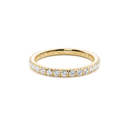Yellow Gold Anniversary Diamond Rings