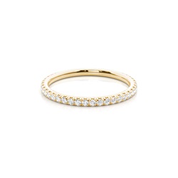 Channel Setting Round Diamond Three Quarter Eternity Ring
