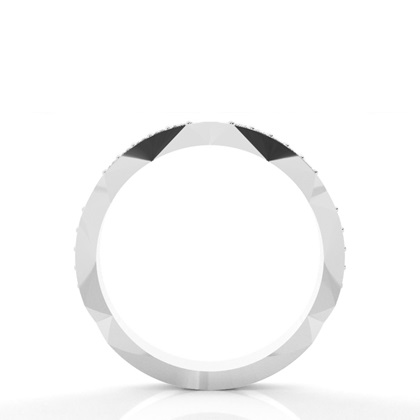 Halb Eternity Diamant Ring in einer Kanalfassung