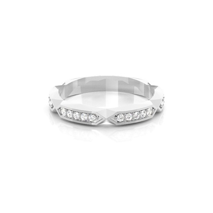 Silver Anniversary Diamond Rings