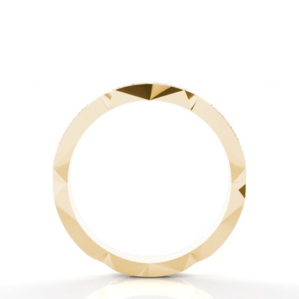 Full Eternity Yellow Gold Diamond Rings