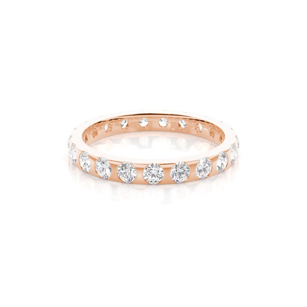 Full Bezel Setting Full Eternity Diamond Ring